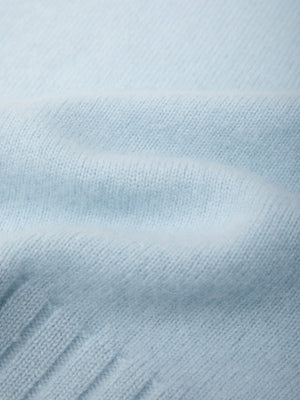 525 America Ellis 3/4 Sleeve Cashmere Pullover in Winter Sky
