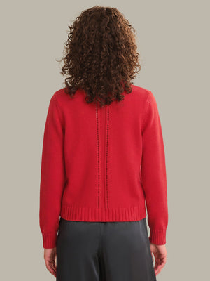 525 America Virginia V-Neck Pullover in True Red