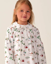 Petite Plume Children's Twill Lola Nightgown in North Pole Chronicles