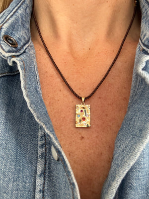 Forever Blythe 18k Gold Fill Charm Necklace