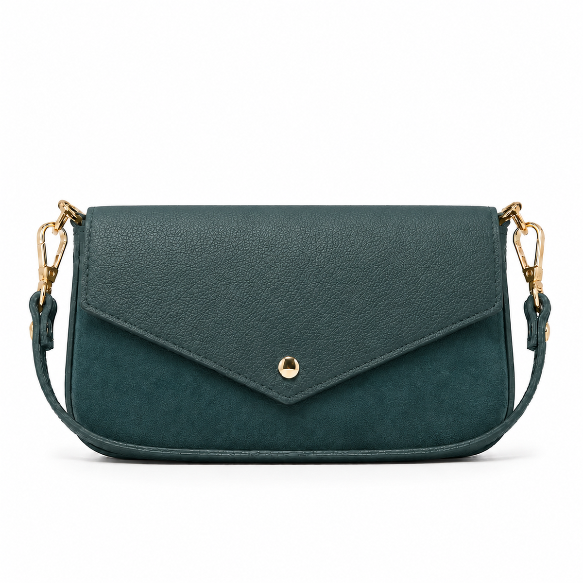 German Fuentes Handbags - Leather and Suede Crossbody Bag GF0913