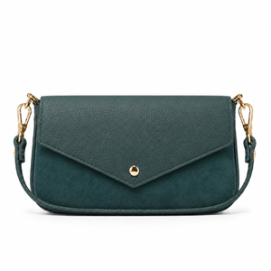 German Fuentes Handbags - Leather and Suede Crossbody Bag GF0913