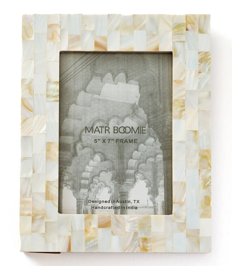 MATR BOOMIE Chitra 5x7 Mother of Pearl Picture Frame