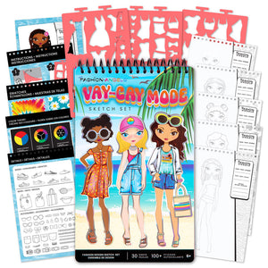 Fashion Angels Vay-Cay Mode Compact Sketch Portfolio