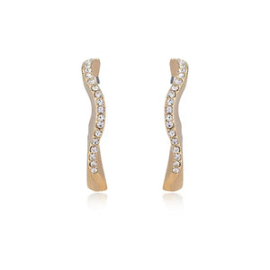 Ettika Ripple Pave Hoops