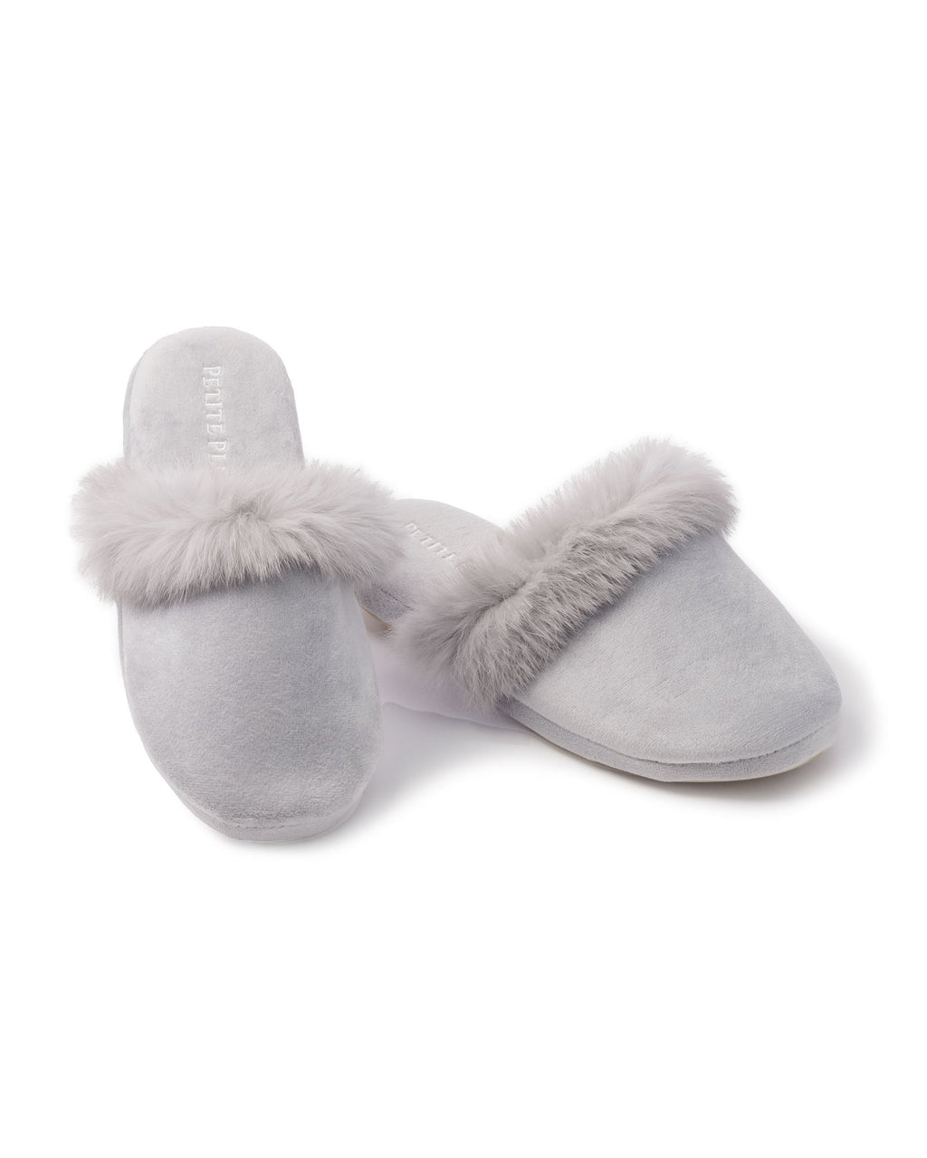 Petite Plume Women's Fur Trim Slipper-Multiple Colors!