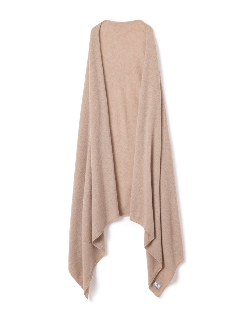 Petite Plume Cashmere Wrap in Beige