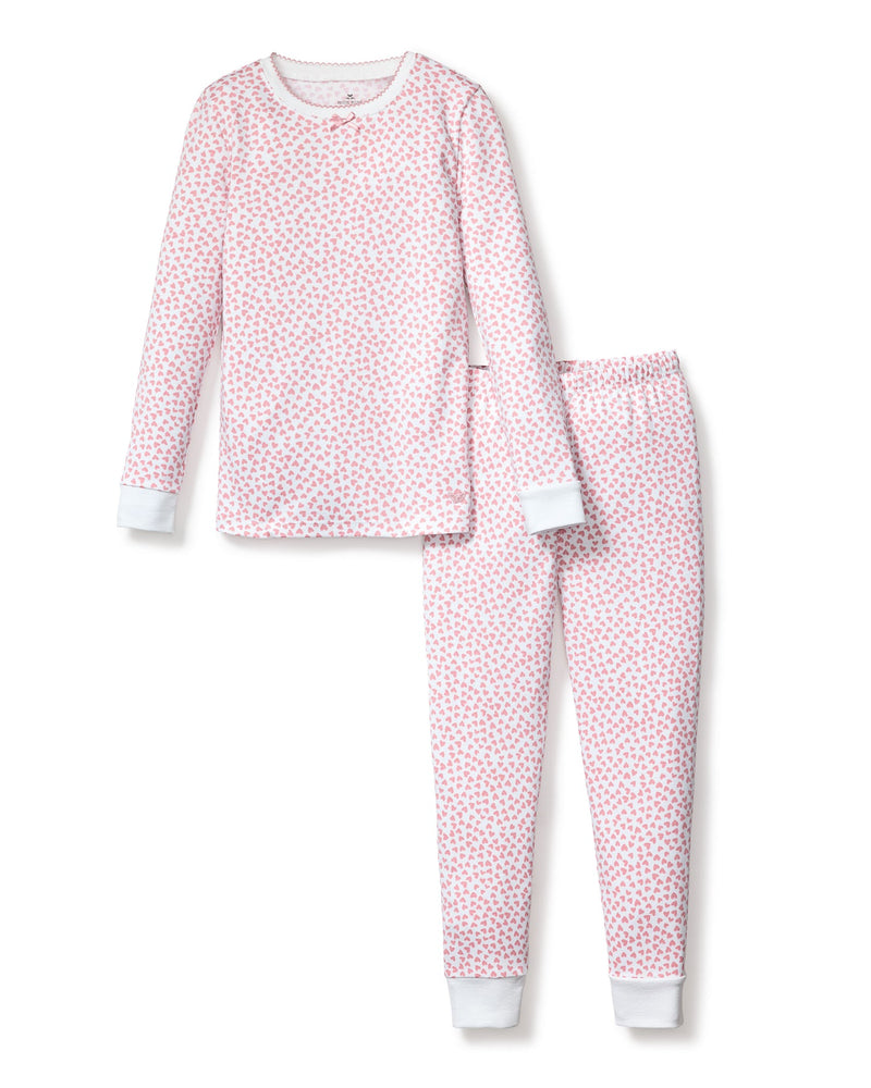 Petite Plume 100% Pima Cotton Pajamas in Sweethearts