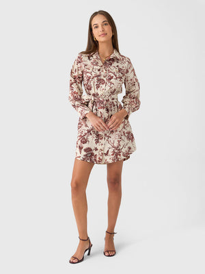 Cara Cara Villena Dress in Flora Toile