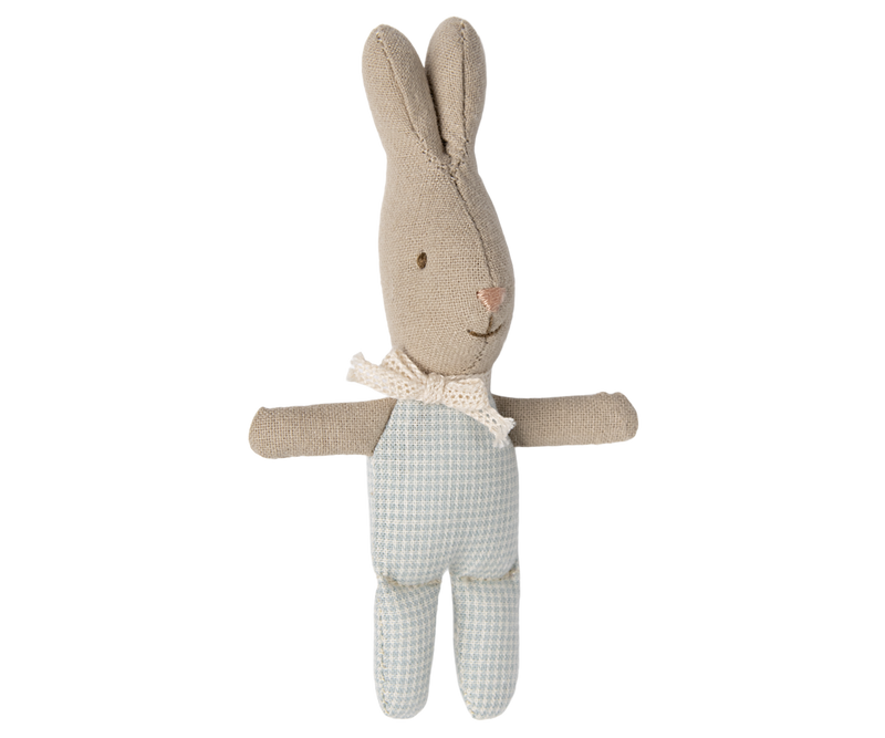 Maileg My Rabbit in Light Blue Check