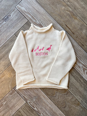 Whitney + Winston Ducklings Roll Neck Sweater - Multiple Colors!