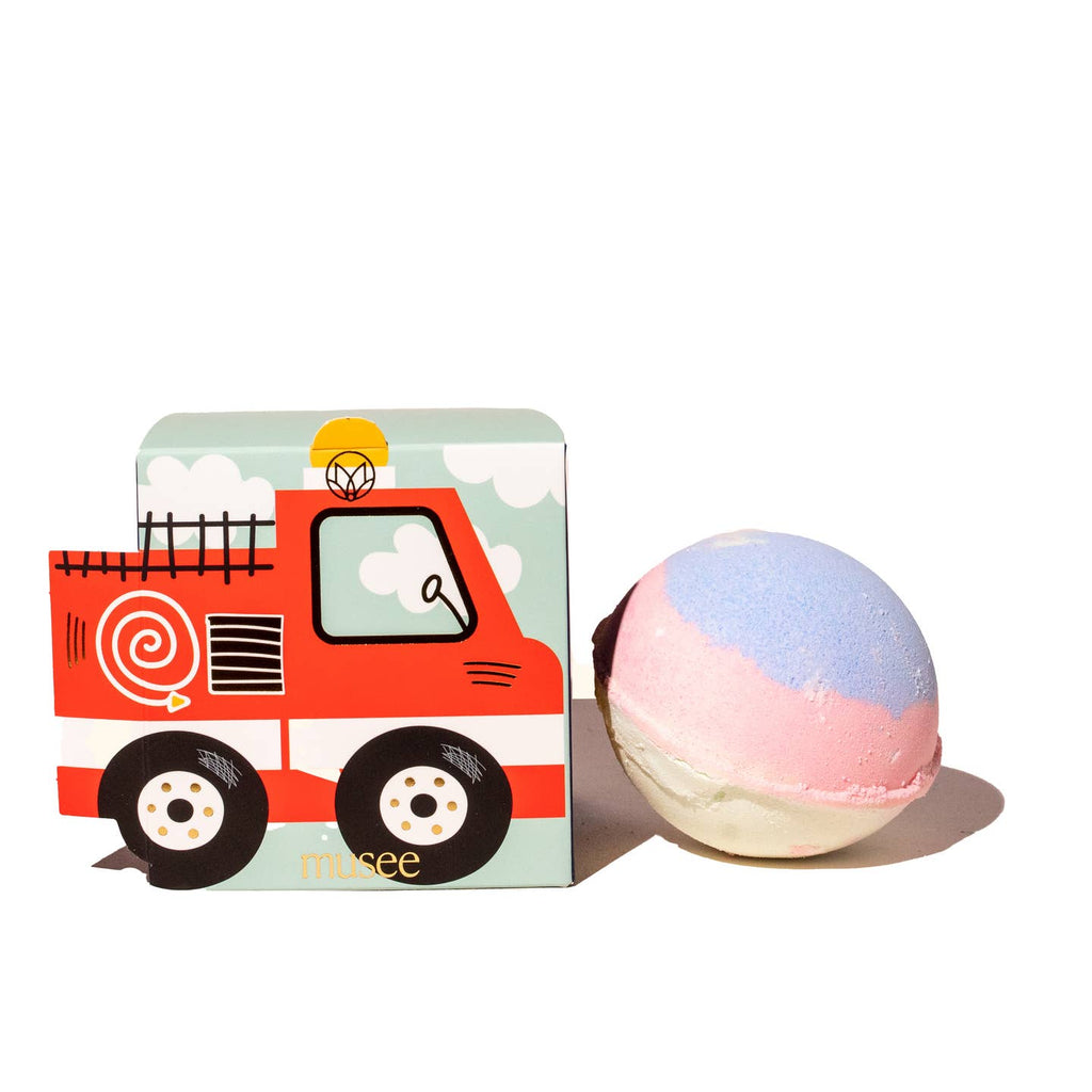 Musee Firetruck Boxed Bath Balm Bomb