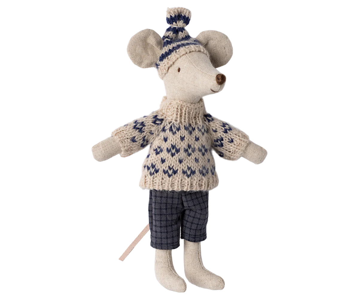 Maileg Dad Winter Mouse