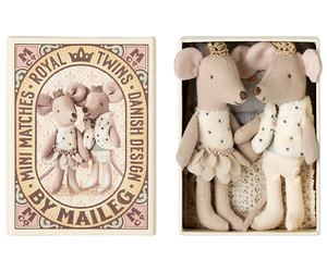Maileg Royal Twins in a Matchbox