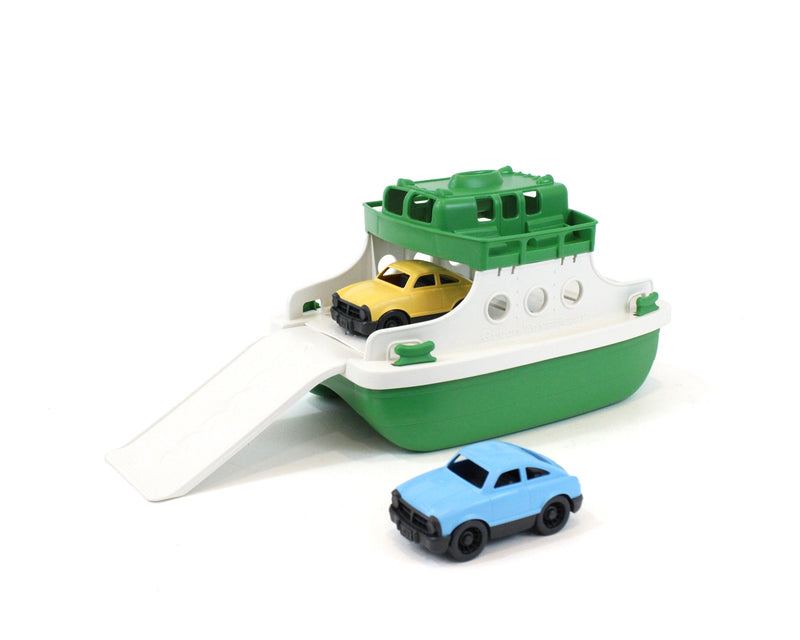 Greentoys Green and White Ferry Boat Toy