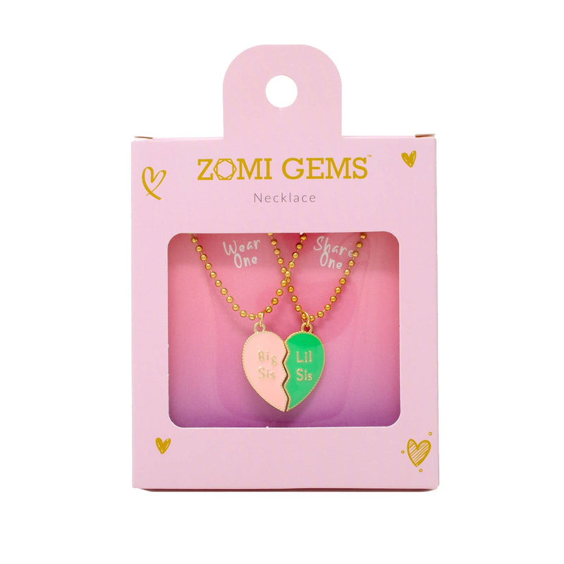 Zomi Gems Girls Big Sis / Little Sis Necklace Set