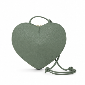 German Fuentes Handbags - Leather Crossbody Heart Bag