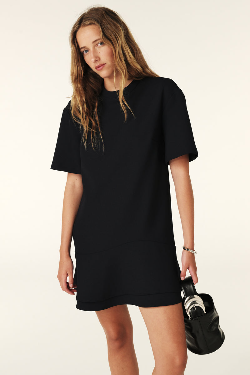 ba&sh Ilona Mini Dress in Black