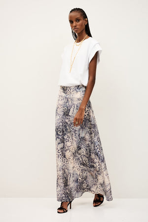 ba&sh Ciria Skirt in Blue