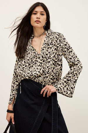 ba&sh Pia Top in Ecru