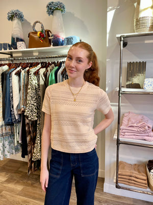 Stitches + Stripes Ina Tee in Glaze