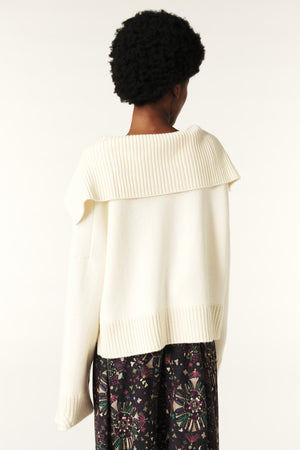 ba&sh Biva Sweater in Ecru