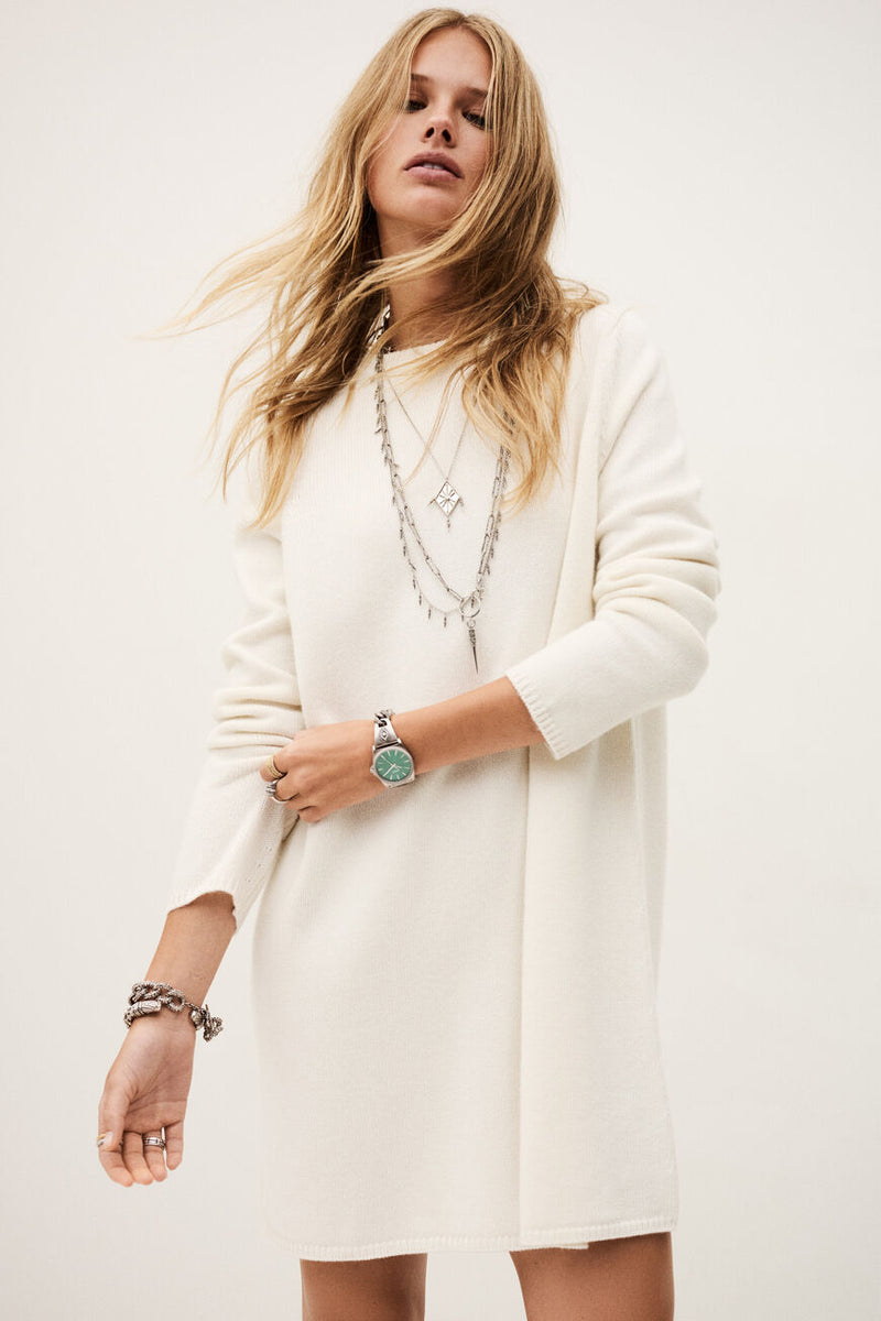 ba&sh Atess Dress in Ecru