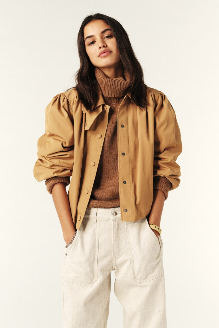 ba&sh The Icon Jacket in Camel