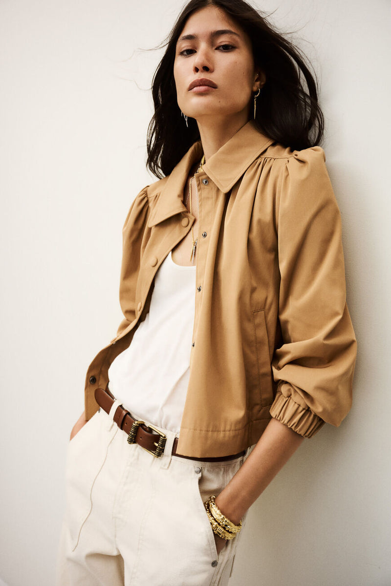 ba&sh The Icon Jacket in Camel