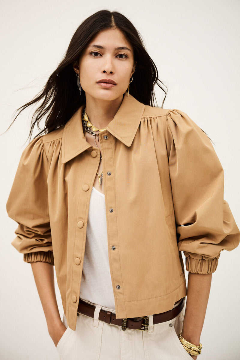 ba&sh The Icon Jacket in Camel