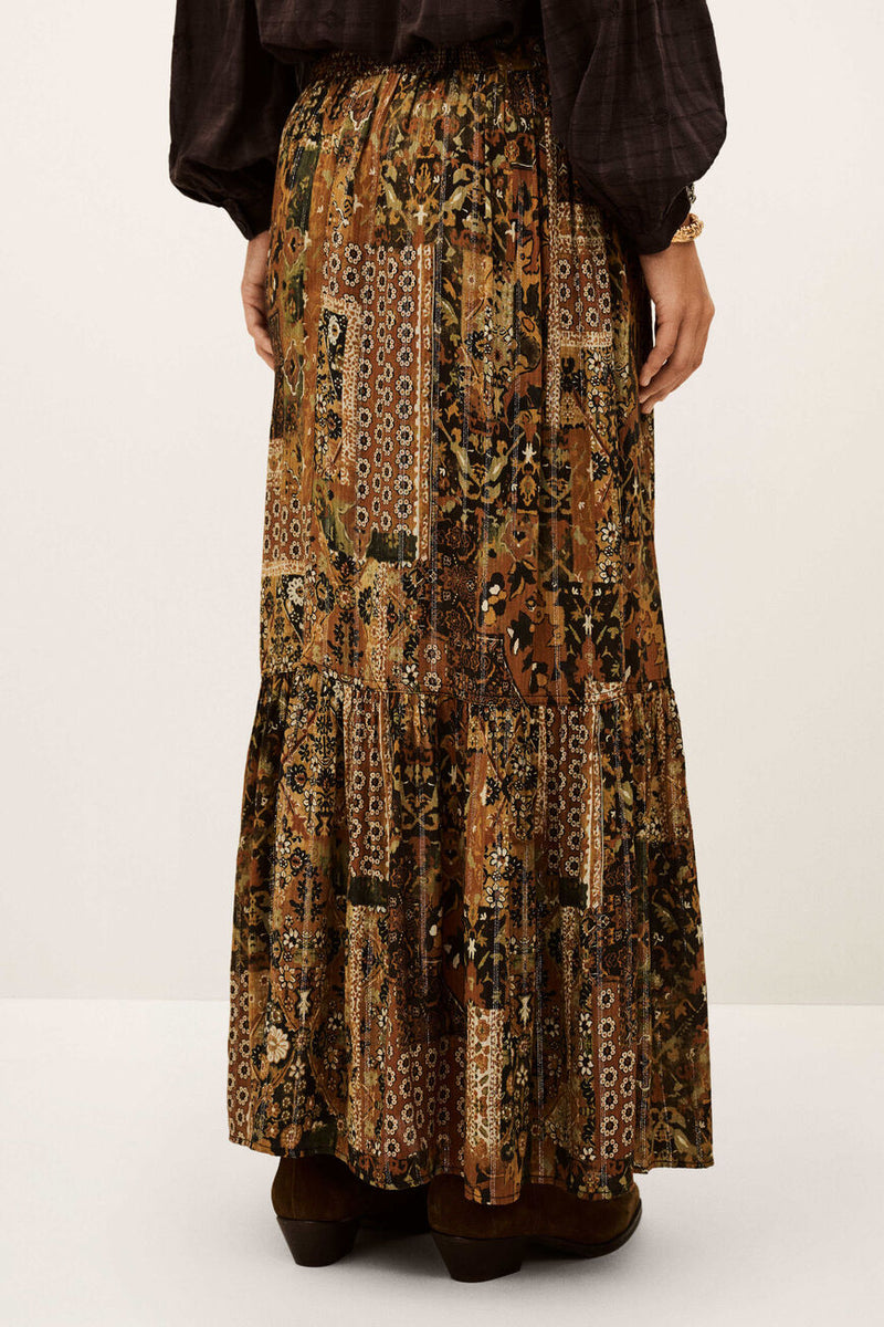 ba&sh Pisca Skirt in Ocre