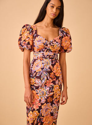 Hunter Bell Fergie Dress in Painterly Floral