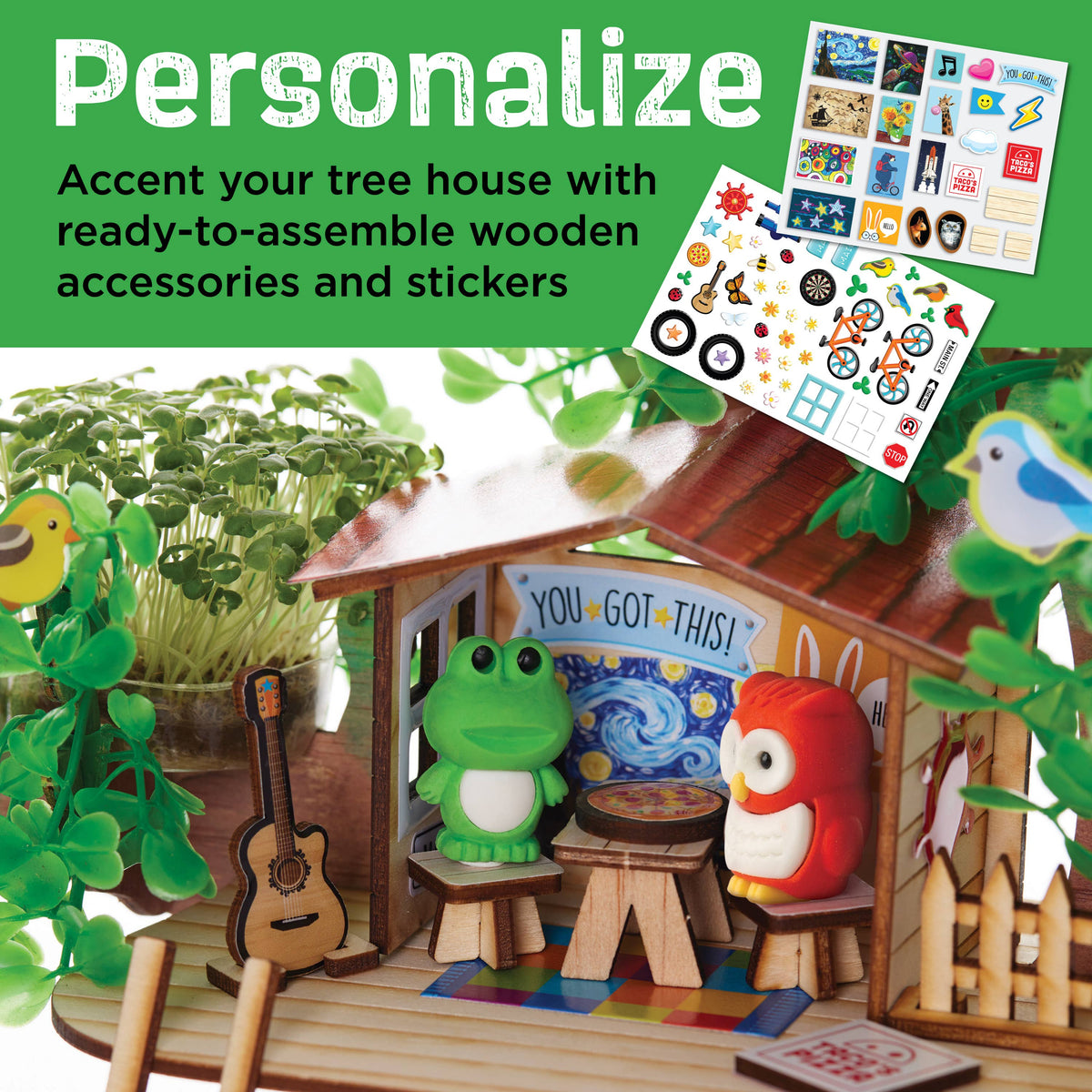 Faber-CastellBuild & Grow Tree House DIY Craft Kit for Kids