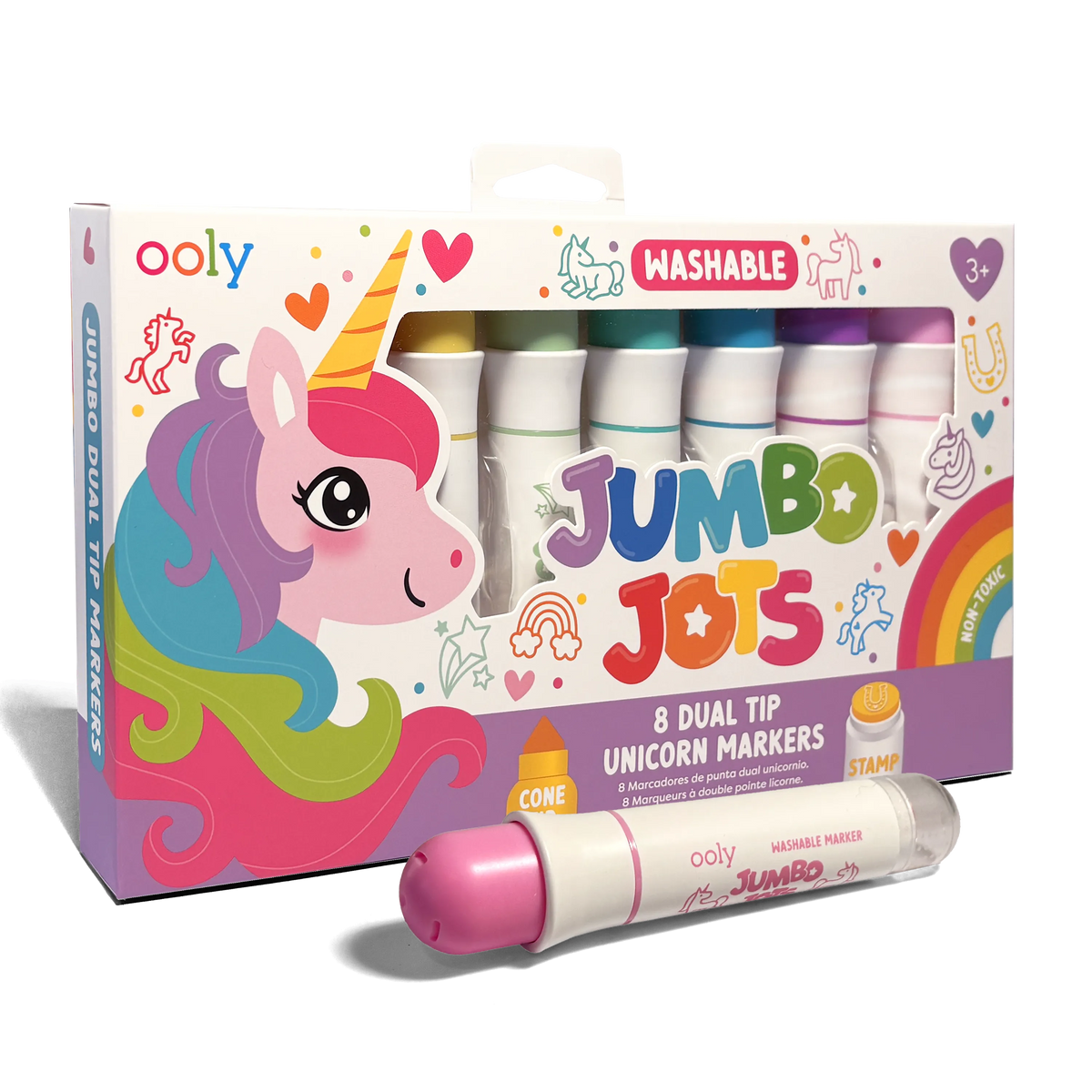 OOLY Jumbo Jots Dual Tip Unicorn Markers