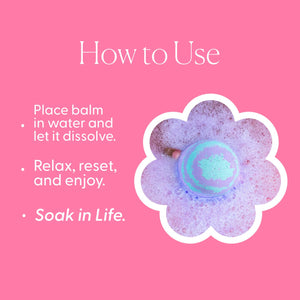 Musee Birthday Cake Bath Balm Bomb