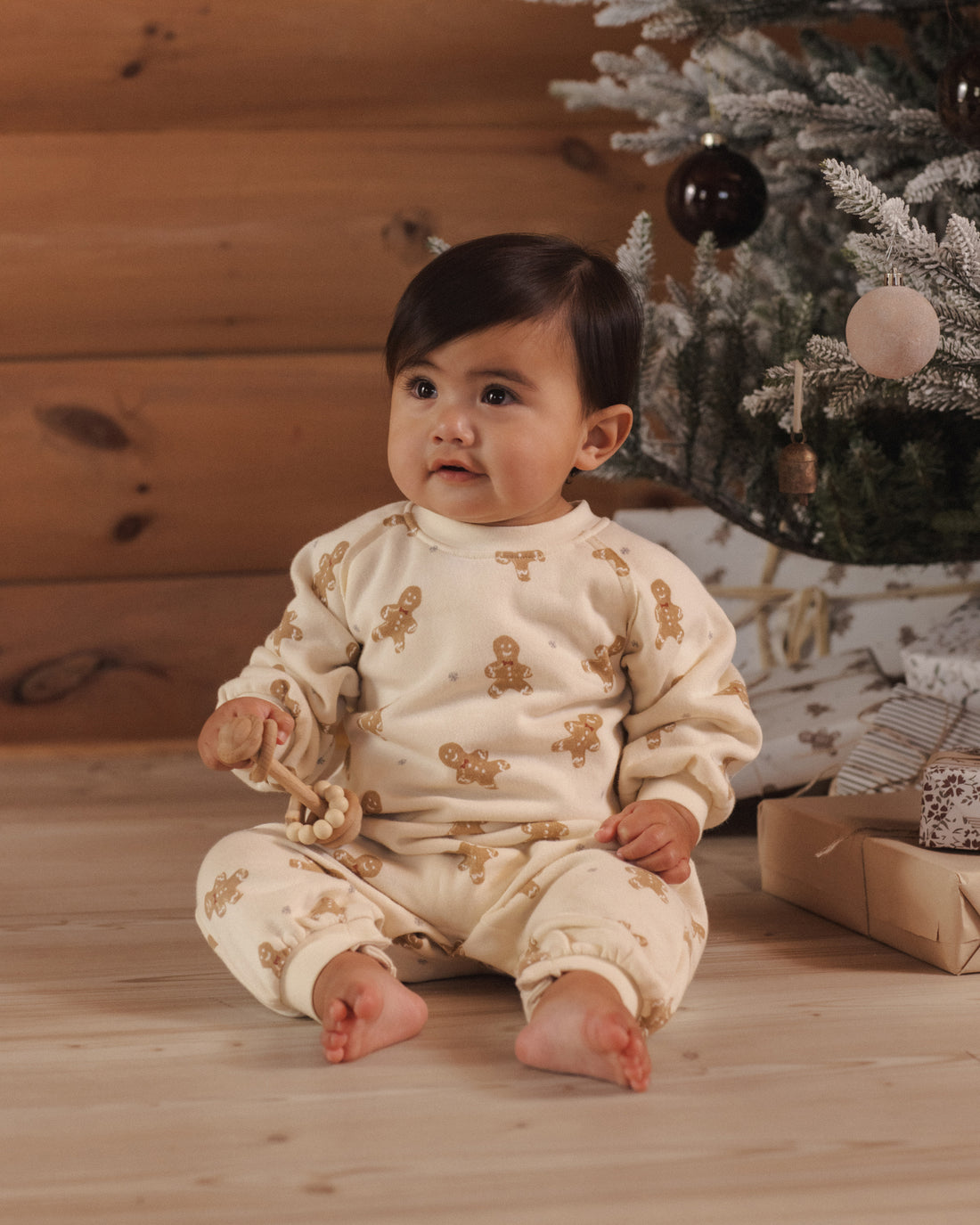 Rylee + Cru Raglan Jumpsuit in Gingerbread