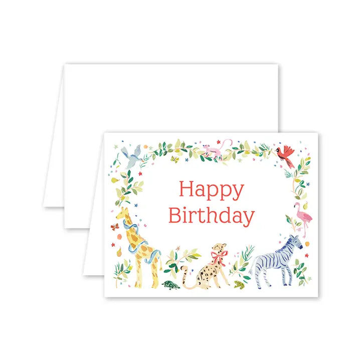 Dogwood Hill Animal Fete Birthday Card