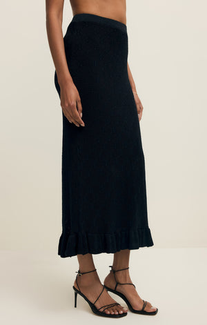 Z Supply Ramona Sweater Skirt in Black