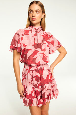 Misa Saffie Dress in Flora Rosada