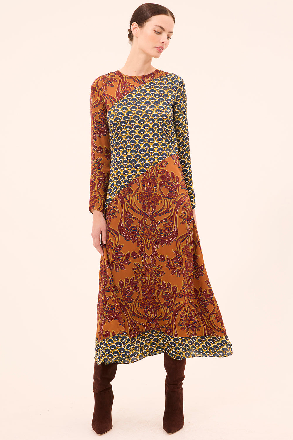 Misa Mojave Dress in Studded Dandelion