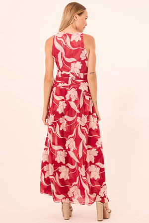 Misa Imogen Dress in Cherry Flora