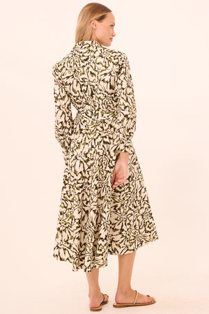 Misa Lorie Dress in Abstract Flora Burst