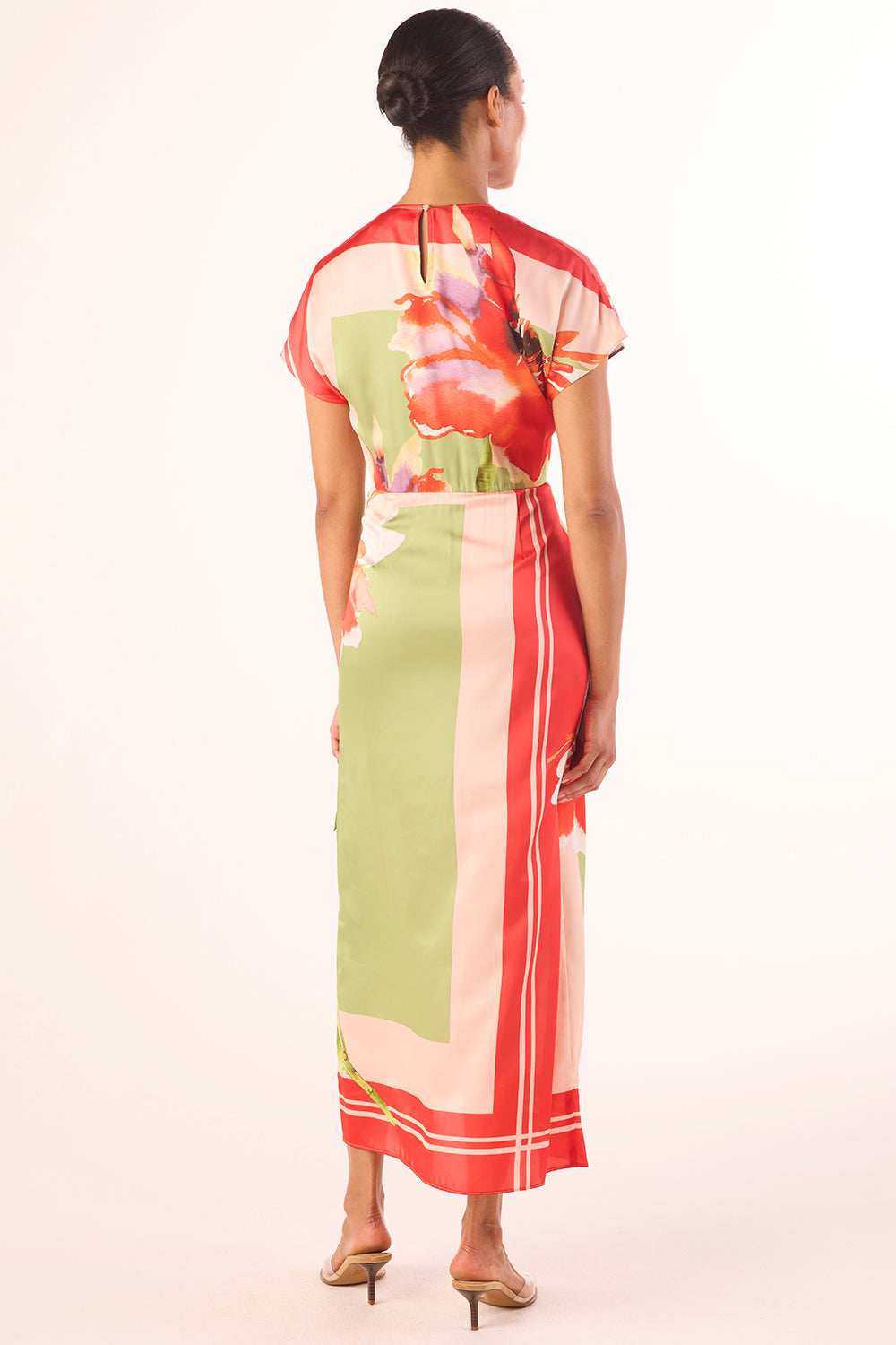 Misa Devorah Dress in Scarf Flora