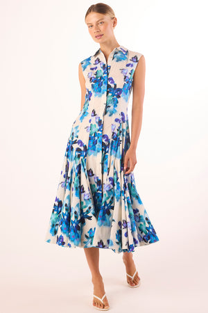 Misa Charlotte Dress in Blurred Bouquet