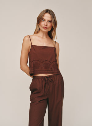 B20122-L29-304 - BUTTON BACK CAMI