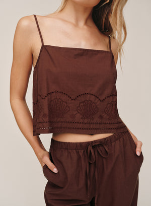 B20122-L29-304 - BUTTON BACK CAMI