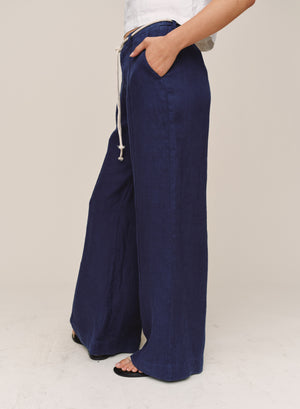 B3281-331-302 - CLEAN WAIST PINTUCK WIDE LEG