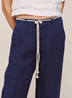 B3281-331-302 - CLEAN WAIST PINTUCK WIDE LEG