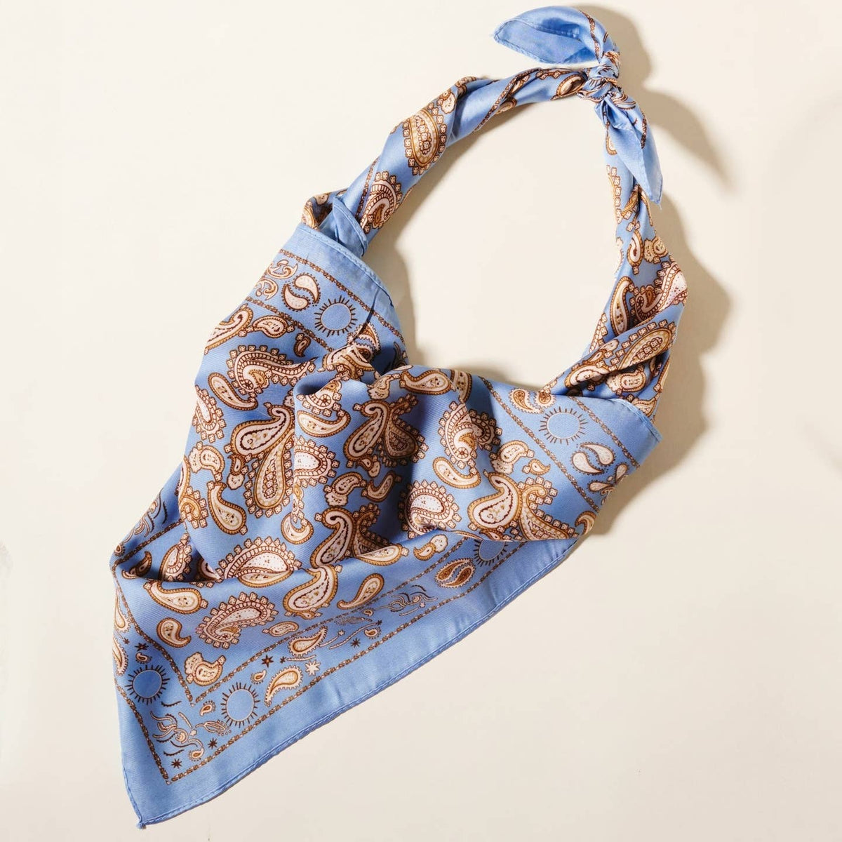 Frem NYC Classic Paisley Satin Scarf - Multiple Colors!