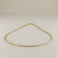 GoldFi - 18k Gold Filled 3x1 Alternated Paperclip Necklace 16 inch